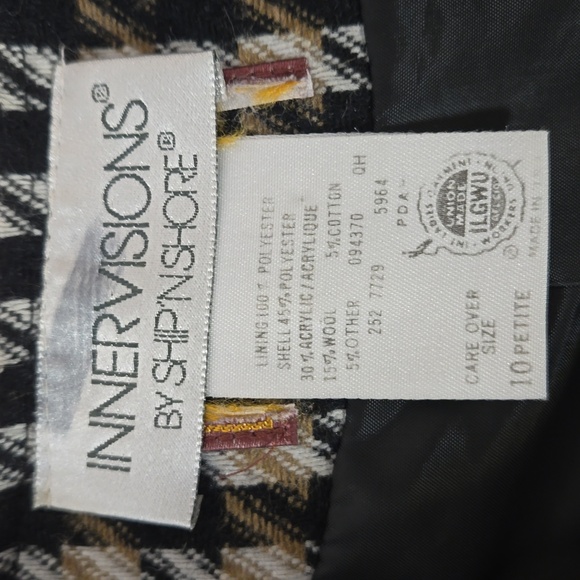 Vintage Houndstooth Suit Jacket - Picture 6 of 8